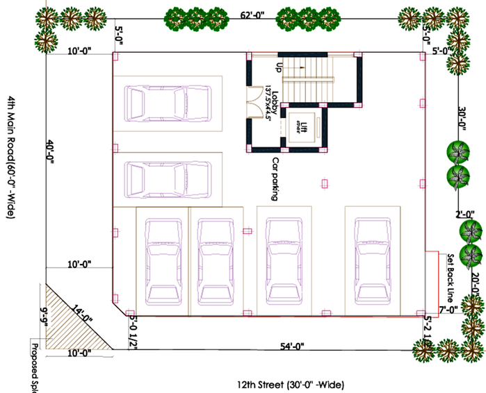 Master Plan of Pushkar Radha Ram Residency in Anna Nagar, Chennai - Image 173386