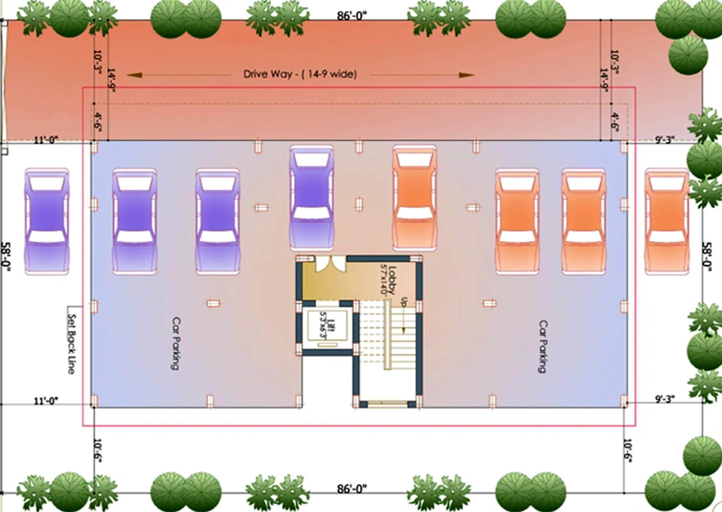 Master Plan of Pushkar Chinmayi Shanti in Thiruvanmiyur, Chennai - Image 173392