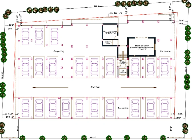 Master Plan of Pushkar Vaibhav Enclave in Korattur, Chennai - Image 173400