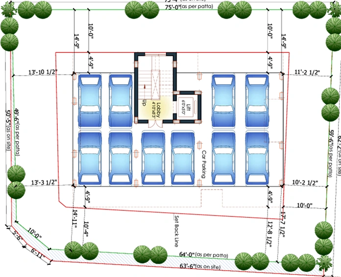 Master Plan of Pushkar Lakshmidevi Residences in Anna Nagar, Chennai - Image 173474