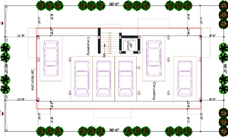 Master Plan of Pushkar Sri Ganga Nivas in Anna Nagar, Chennai - Image 173513