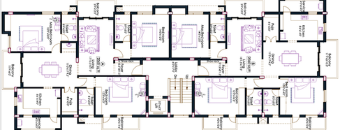 Floor Plan of Pushkar Rama Nivas in Royapettah, Chennai - Image 173524