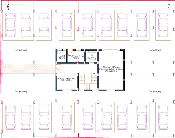 Master Plan of Pushkar Mullai Residence in Anna Nagar, Chennai - Image 173535