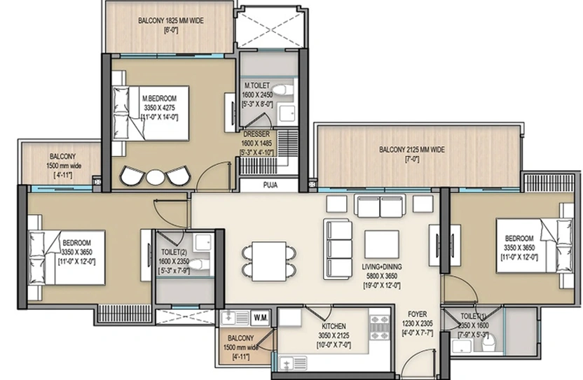 3 BHK Flat in Ace Terra in Yamuna Expressway, Greater Noida - Image 817694