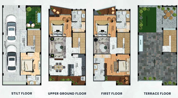 4 BHK House/Villa in Escon Panache Premium Villas in Surajpur, Greater Noida - Image 817703