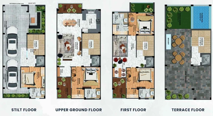 4 BHK Flat in Escon Panache Premium Villas in Surajpur, Greater Noida - Image 817705