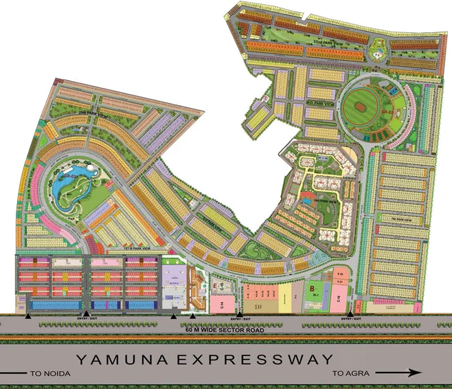 Master Plan of Gaur Aero Suites in Yamuna Expressway, Greater Noida - Image 173588