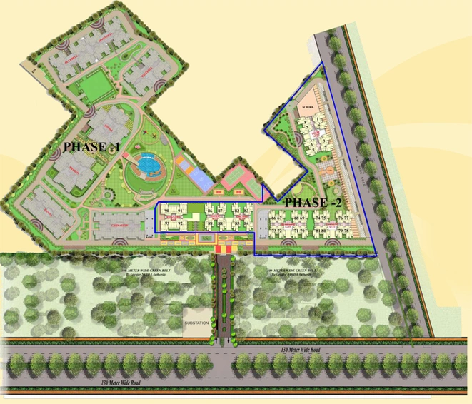 Master Plan of Gaur Saundaryam in Techzone 4, Greater Noida - Image 173594