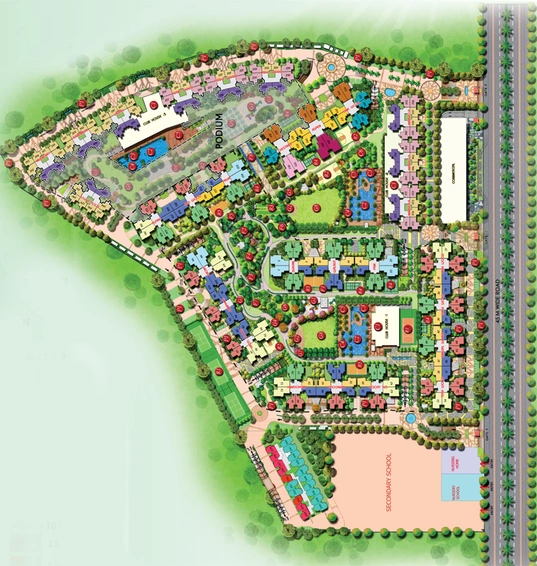 Master Plan of Mahagun Mywoods Phase 3 in Sector 16 C, Greater Noida - Image 173612