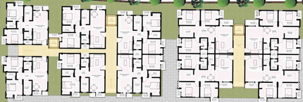 Floor Plan of Daniya Azad Residency in Lakhnawali, Greater Noida - Image 173747