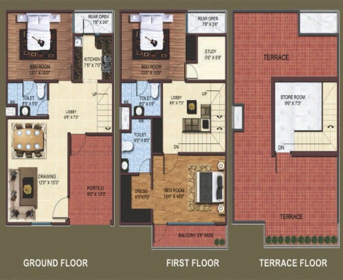3 BHK Flat in AKJ Novel Valley in Sector 16 B, Greater Noida - Image 817776