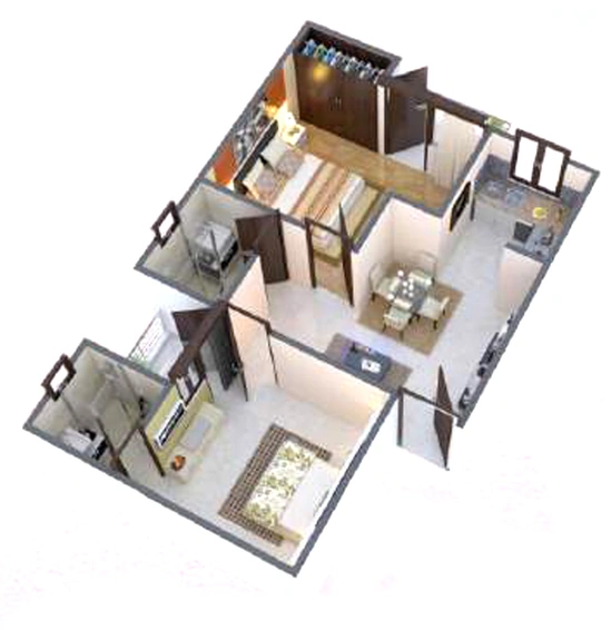 2 BHK Flat in Novel Heights in Noida Extention, Greater Noida - Image 817785