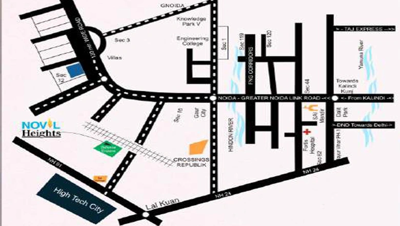 Location of Novel Heights in Noida Extention, Greater Noida - Image 173774