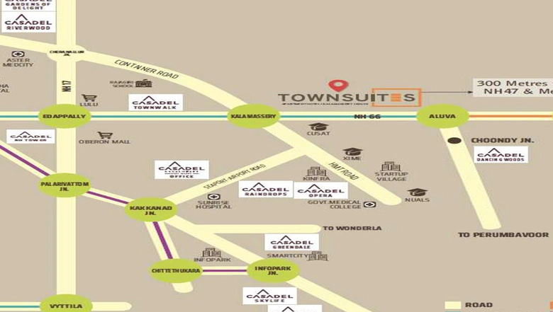 Master Plan of Casadel Above The World in Kakkanad, Kochi - Image 173887