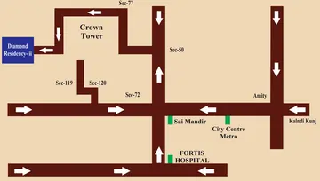 Location of Diamond Residency 2 - Image 173947