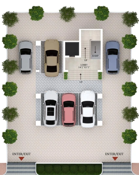 Master Plan of Swapna Ushkaal Parijat in Pratap Nagar, Nagpur - Image 114481