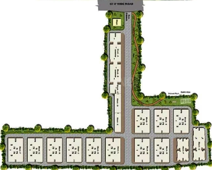 Floor Plan of Isha Yara in Medavakkam, Chennai - Image 174051