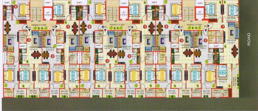 Master Plan of ACC Homes in Sector 44, Noida - Image 174179