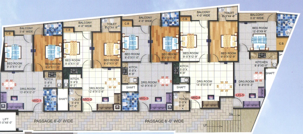 Floor Plan of Super Avenue in Sector 73, Noida - Image 174195
