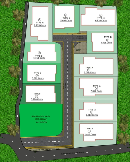 Master Plan of Seasaga Living in Chengamanad, Kochi - Image 174203