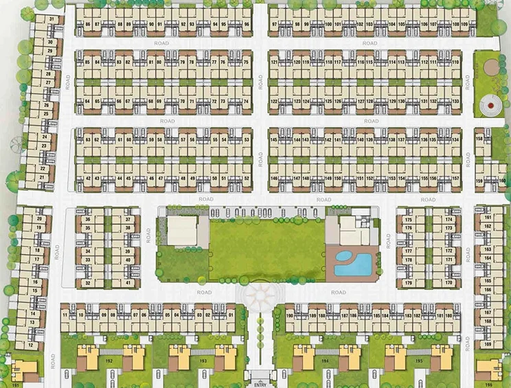 Master Plan of Piramyd Casa Bella in Barbodhan, Surat - Image 174230