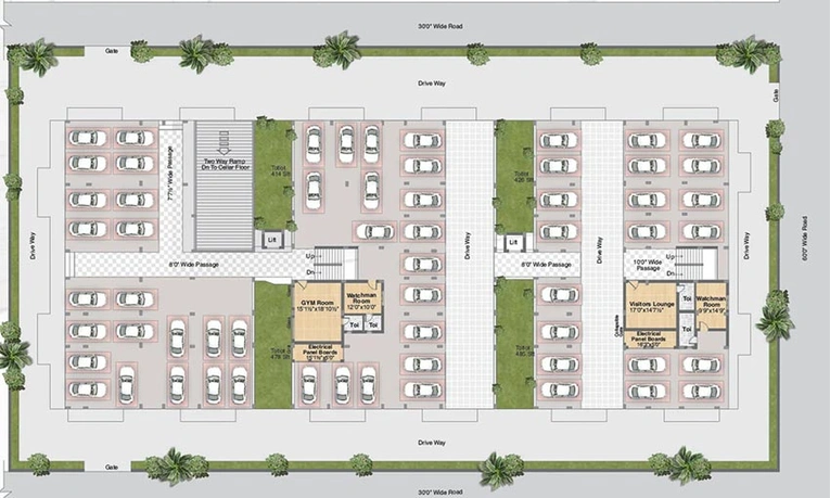 Master Plan of Aryamitra Oak Tree in Alkapur, Hyderabad - Image 174290