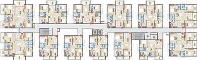 Floor Plan of Canny Aravindam in Bowrampet, Hyderabad - Image 174349
