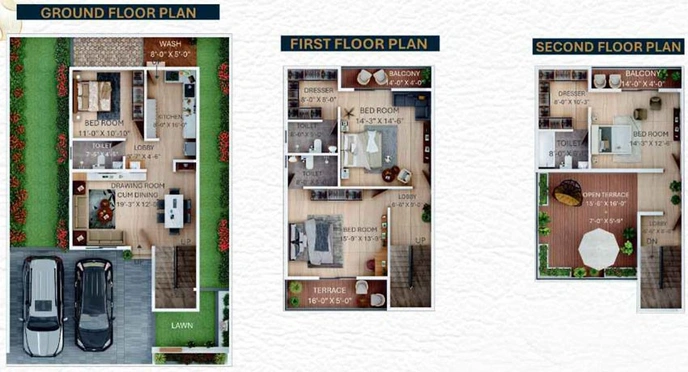 4 BHK House/Villa in Golden Glory 101 in Wardha Road, Nagpur - Image 748968