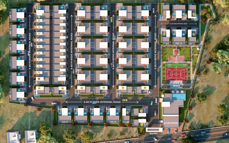 Master Plan of Golden Glory 101 in Wardha Road, Nagpur - Image 114510