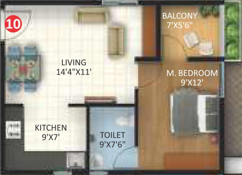 1 BHK Flat in Canny MNR Elite in Kapra, Hyderabad - Image 817999