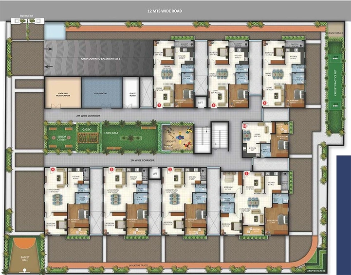 Master Plan of Canny MNR Elite in Kapra, Hyderabad - Image 174464