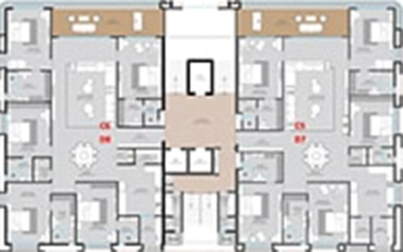 Floor Plan of Roongta Estella in Piplod, Surat - Image 174451