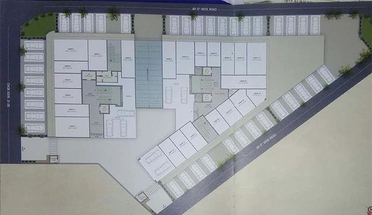 Master Plan of Galaxy Heights in Rander, Surat - Image 174509