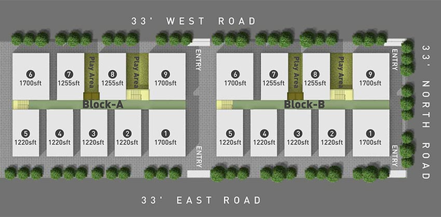 Master Plan of Gothic Pride in Pragathi Nagar, Hyderabad - Image 174579
