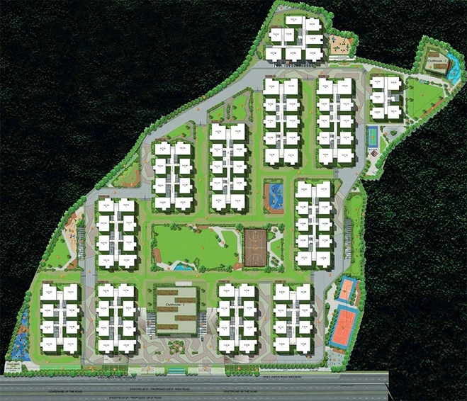 Master Plan of Ananda The Legacey in Manikonda, Hyderabad - Image 174637