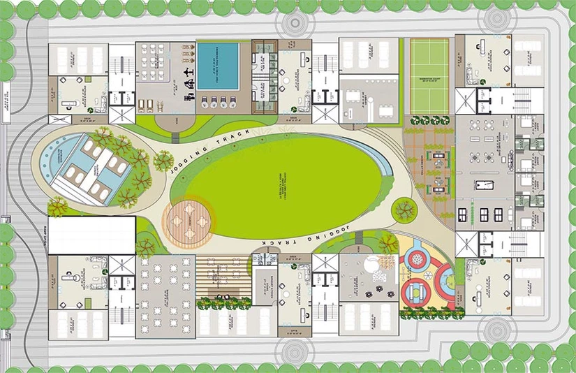 Master Plan of Vissta Grand Calistaa in Vesu, Surat - Image 174652
