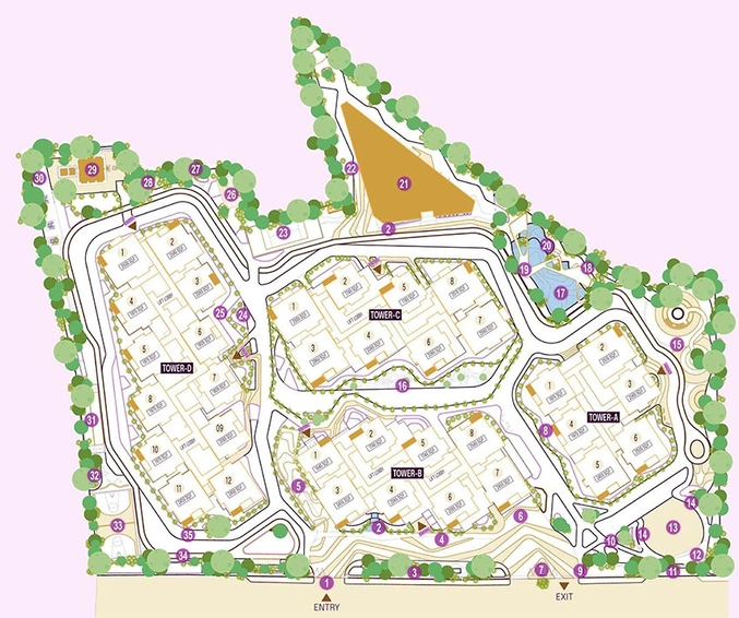 Master Plan of ASBL Landmark in Kukatpally, Hyderabad - Image 174702