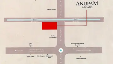 Location of Anupam Arcade - Image 174705