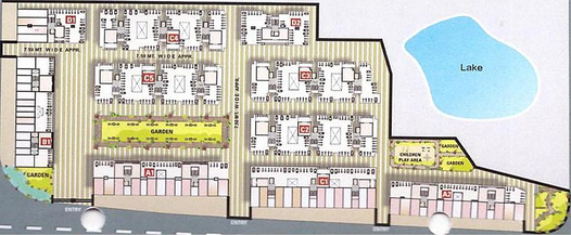 Master Plan of Anupam City in Dundi, Surat - Image 174720