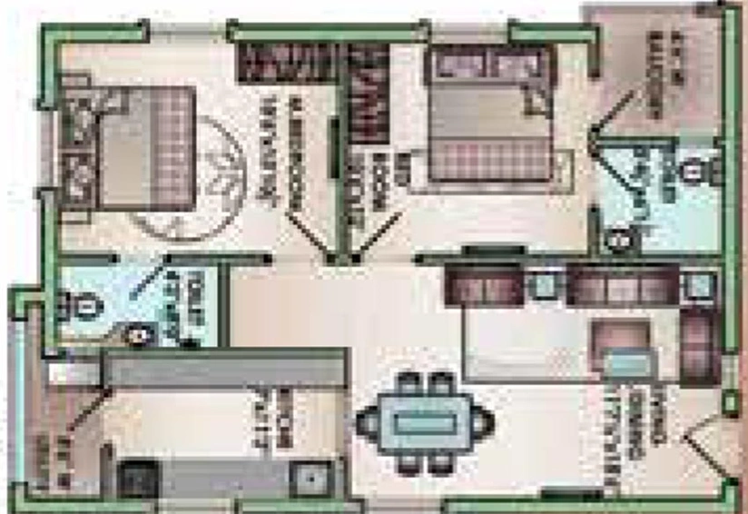 2 BHK Flat in Jain Srikar Auroville in Hitech City, Hyderabad - Image 818104