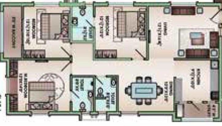 3 BHK Flat in Jain Srikar Auroville in Hitech City, Hyderabad - Image 818108