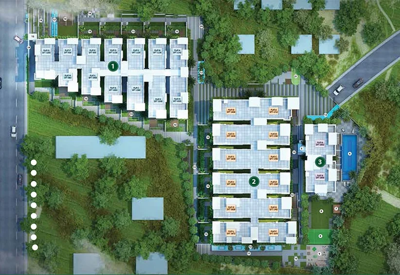 Master Plan of Jain Srikar Auroville in Hitech City, Hyderabad - Image 174814