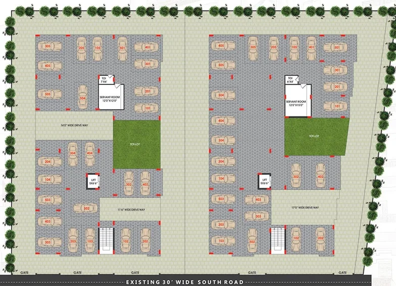 Master Plan of Viloka Isha Homes in Ameenpur, Hyderabad - Image 174918