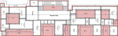Floor Plan of Guuruudev Jalaram Residency in Bhatha, Surat - Image 175166