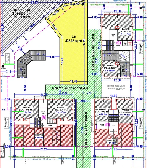 Master Plan of Shivam Kailash Avenue in Kosad, Surat - Image 175172