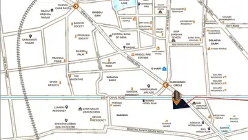 Location of Kailash Luxuria - Image 175185