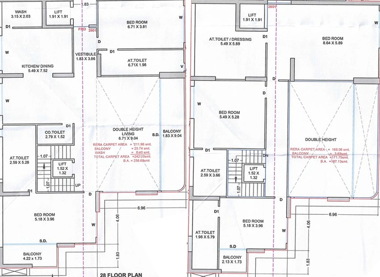 5 BHK Flat in Sai Krishna Karma Rio 29 in Mota Varachha, Surat - Image 818250