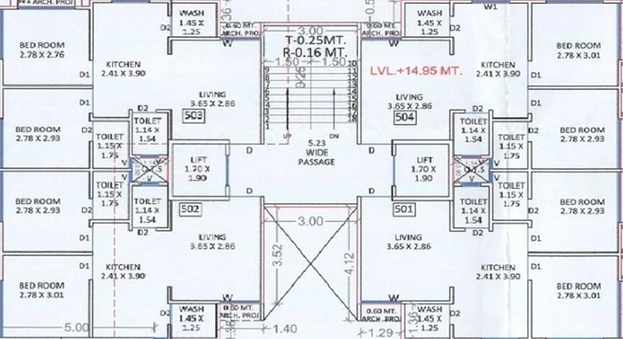 Floor Plan of Sundaram Keystone Avenue in Palsana, Surat - Image 175232