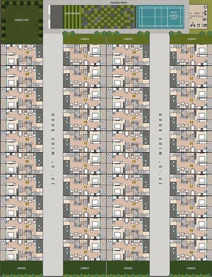 Master Plan of La Helios in Pal, Surat - Image 175364