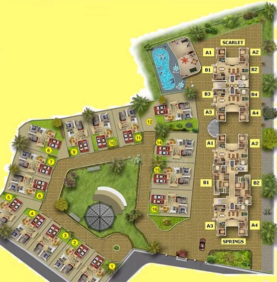 Master Plan of Manjooran Scarlet in Kakkanad, Kochi - Image 175396